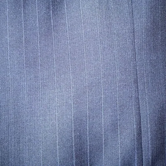 Ermenegildo Zenga Blue Pinstripe Blazer